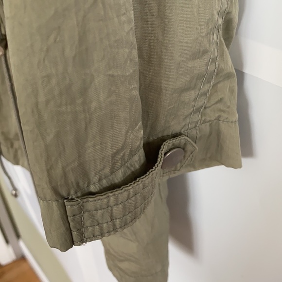 GAP HOODED JACKET WITH CINCH WAIST - Picture 6 of 14